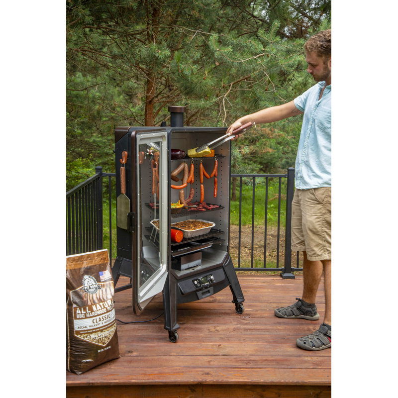 Pit Boss Sportsman 7 Series Vertical Smoker Pit Boss 7-Series Electric Wood Pellet Vertical Smoker, Copperhead